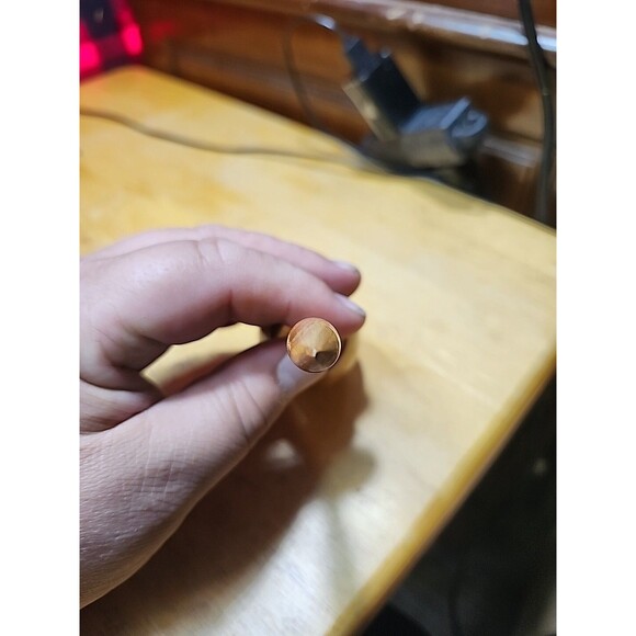 Vintage Turned Wood Salt & Pepper Shakers – Mid-Century Modern Tableware - Picture 6 of 10